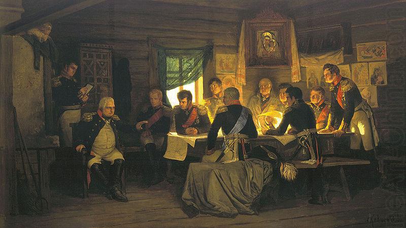 Alexey Danilovich Kivshenko Michail Illarionovich Kutuzov china oil painting image